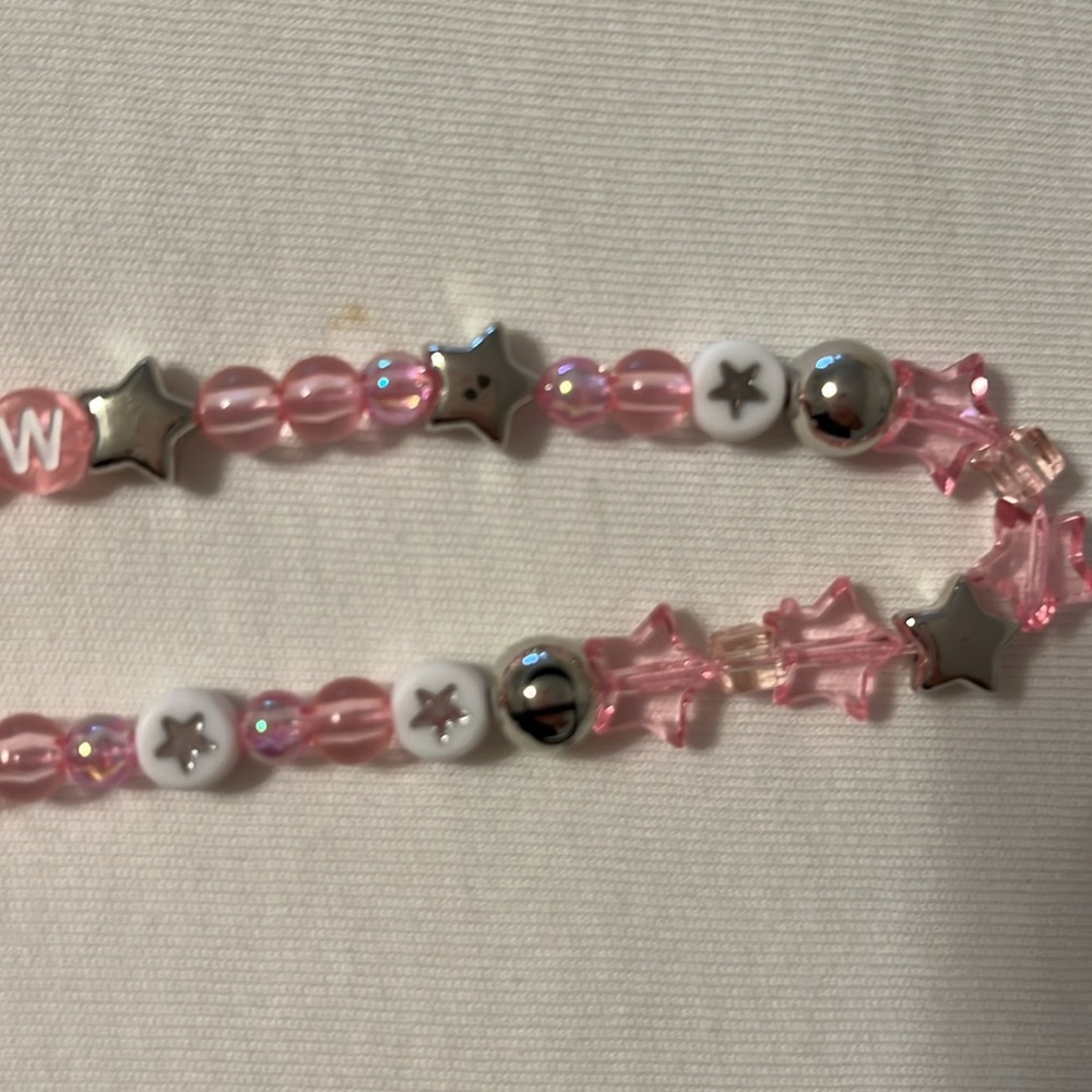 Dior Pink Beaded Phone Strap - Picture 5 of 6